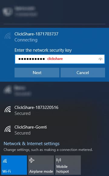 default clickshare password|clickshare reset password.